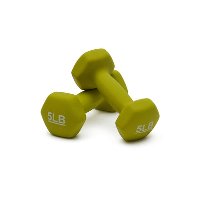 Amazon Basics Neoprene Dumbbell Hand Weights for Exercise and Muscle Toning