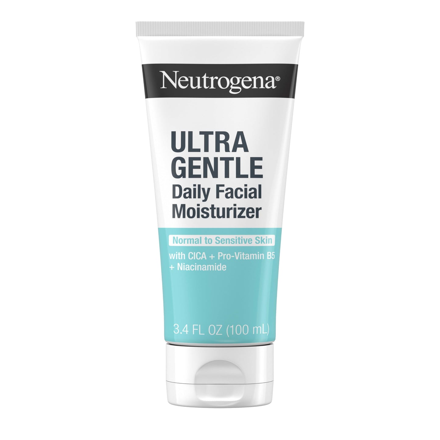 Neutrogena Face Moisturizer Ultra Gentle Daily Face Moisturizer for Sensitive Skin with Vitamin B3, Pro-Vitamin B5, and Vitamin E, Hydrating Moisturizer, 3.4 fl oz