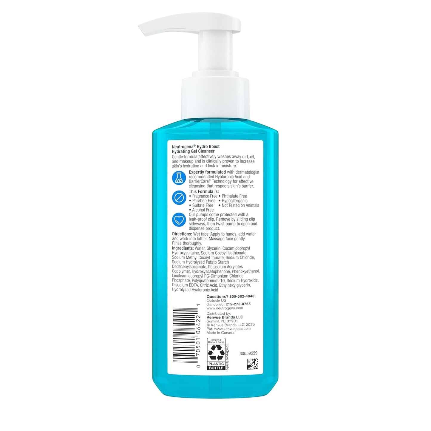 Neutrogena Hydro Boost Cleansing Wipes Makeup Remover for Face Micellar Gently Removes Oil, Dirt, and Waterproof Makeup Daily with Hydrating Hyaluronic Acid, 25 ct