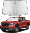 EcoNour Car Windshield Sunshade | Blocks 99% Heat & Keeps Interior Cool | Universal Fits Cars, SUVs, Trucks | Automotive Sun Screen, Visor & Car Accessories for Summer | Medium (64x32 Inches)