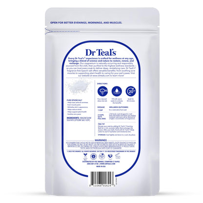 Dr Teal's Epsom Salt Magnesium Soak, Fragrance Free, 4 lbs