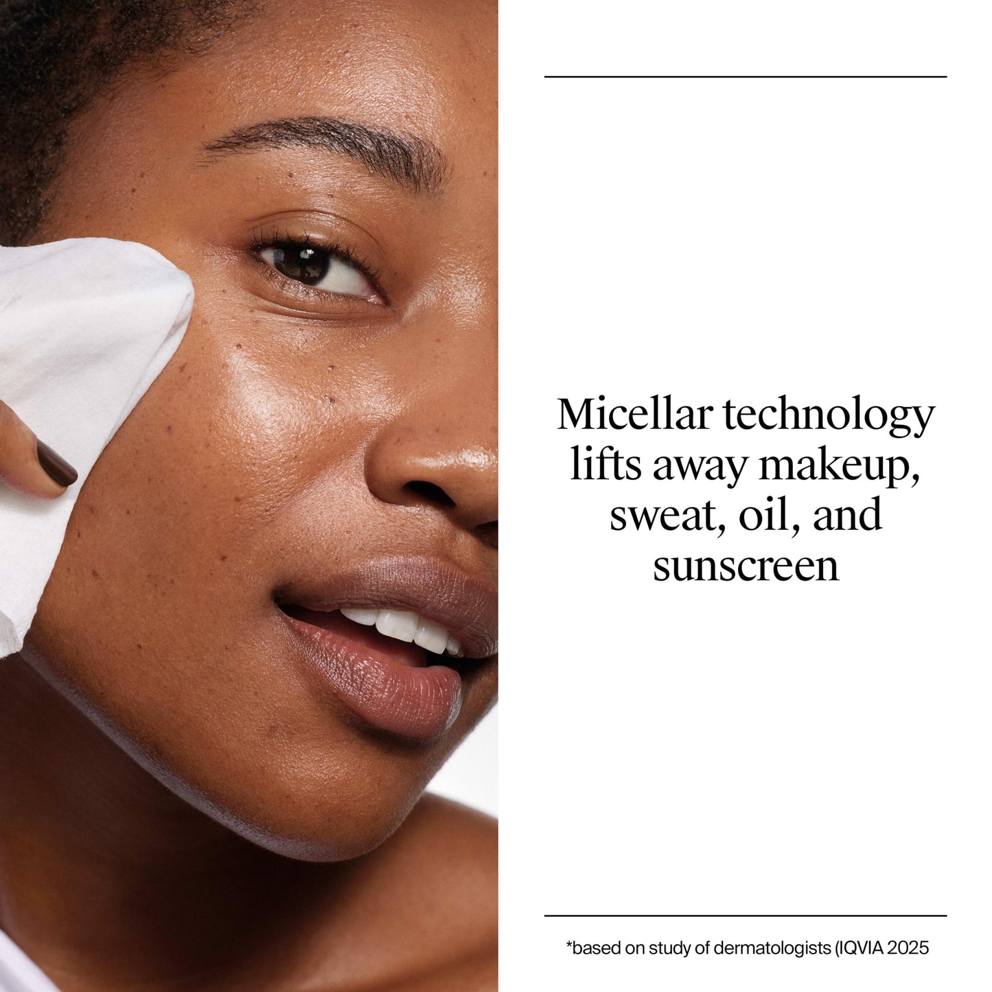 Neutrogena Makeup Remover Wipes for Face Daily, Fragrance-Free, Gently Removes Oil, Dirt, and Waterproof Makeup in a Simple Fully Plant-Based Cloth, 25 ct