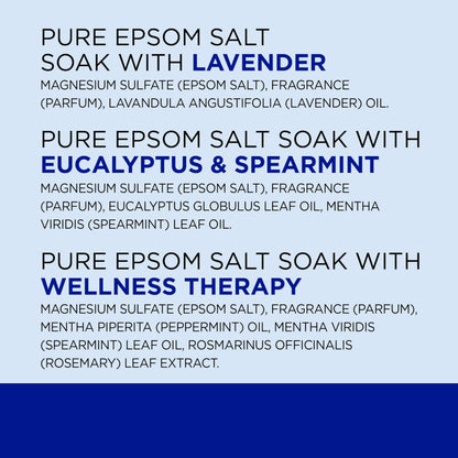 Dr Teal's Epsom Salt Soaking Solution, Soothe & Sleep, Lavender, 3lbs