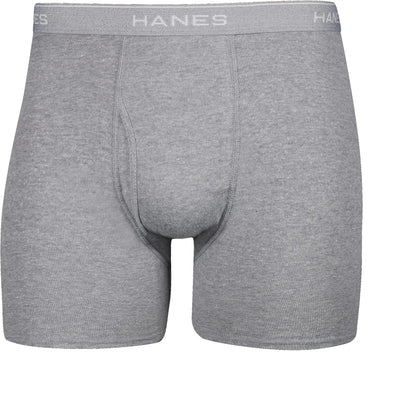 Hanes mens Underwear Boxer Briefs Pack, Cool & Breathable Cotton Moisture-wicking Underwear for Men, No Ride Up